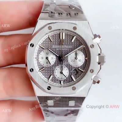  Swiss Grade 1 Copy Audemars Piguet Royal Oak Chronograph 41mm Watch Gray Face